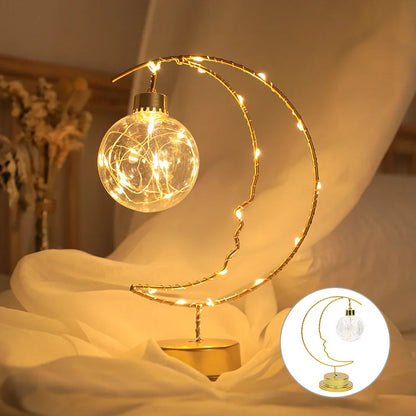 Home Decoration Star Designed LED Light Moon